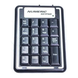 Teclado Numerico Usb, Diseño Slim, Laptop Portatil Pc