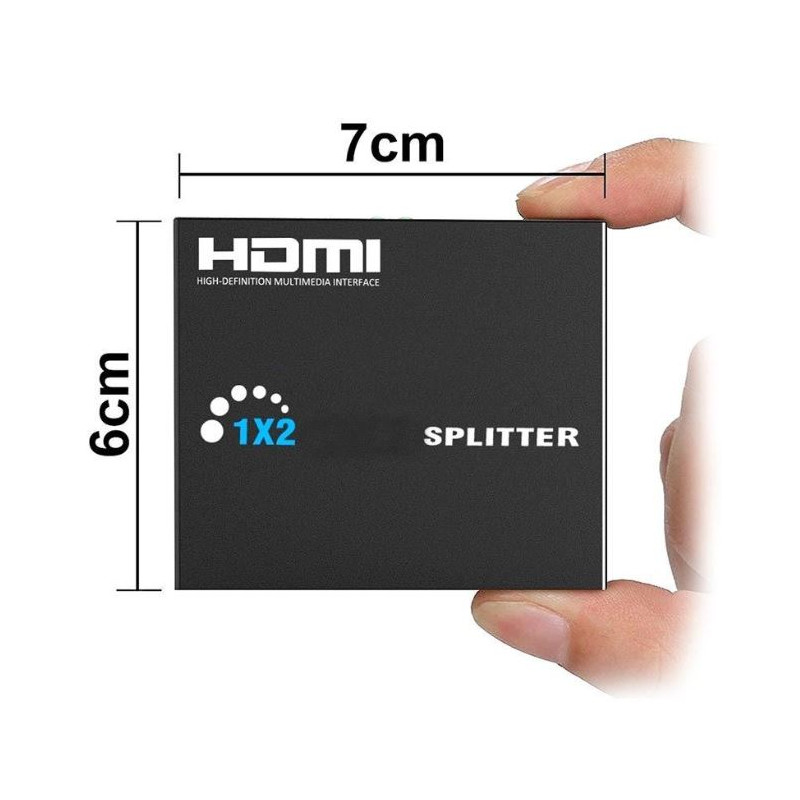 Splitter Hdmi De 2 Puertos O Salidas Full Hd 1080p 3d 1x2