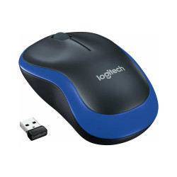 Mouse Wireless LogiTech Ergonomico Optico M185