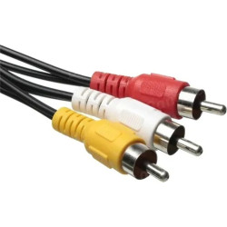 Cable Rca, Audio Y Video, 1,5 Metros, Macho - Macho